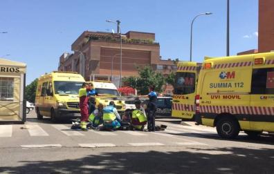 Muerto un anciano de un puñetazo tras una discusión de tráfico en Madrid