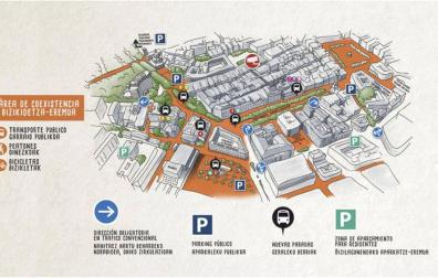 Las claves de la reorganización del tráfico en Pamplona: tráfico, villavesas y aparcamientos