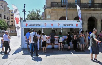 El punto de información sobre agresiones sexistas ampliará su horario en San Fermín 2017