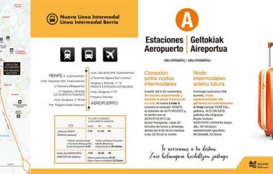 El próximo lunes entra en servicio la nueva línea de transporte urbano al aeropuerto
