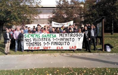 Desolación en Siemens Gamesa por el duro recorte de plantilla de 107 trabajadores