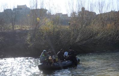Klaus, el perro que ayudó a localizar el cuerpo del fallecido en Caparroso