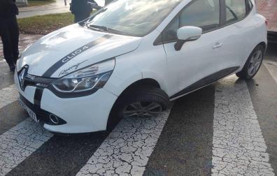 Acusado por alcoholemia tras salirse de la vía en el polígono de Landaben de Pamplona