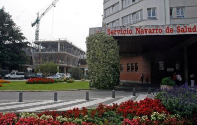 Entrada del Hospital de Navarra