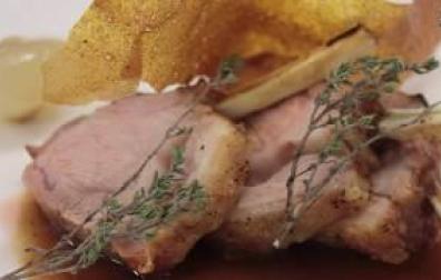 Costillar de cordero asado de Javier Díaz
