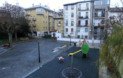 Plaza de Santa Ana en Pamplona.
