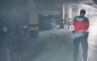 Extinguido un fuego en un garaje de Buztintxuri