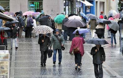 Lluvia y subida de las temperaturas antes de que se desplomen el domingo