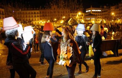 Imágenes de los disfraces de Nochevieja 2017 de Pamplona