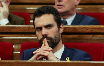 Roger Torrent, elegido presidente del Parlament con apoyo de JxCat, ERC y CUP