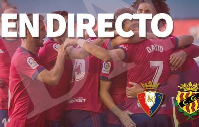 Osasuna-Nástic, en directo