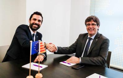 Puigdemont dice que "hay muchas posibilidades" de estar presencialmente en el pleno