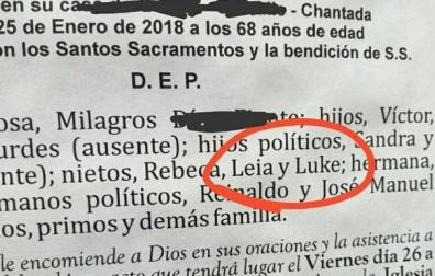 Otra esquela gallega se hace viral
