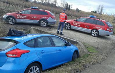 Imputado un conductor en Cascante al salirse de la vía y dar positivo en cinco drogas