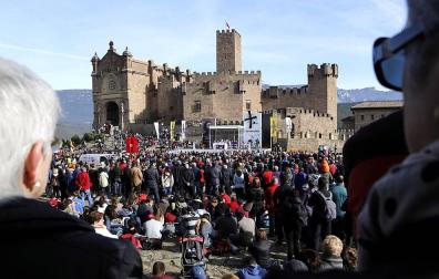 Celebración de la misa tras la primera Javierada