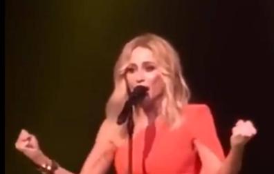 La cantante Marta Sánchez pone letra al himno de España