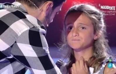 Una pamplonesa de 11 años le rompe el corazón a Melendi en La Voz Kids