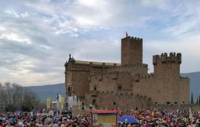 Imágenes de los lectores de las Javieradas de 2017 en Navarra.