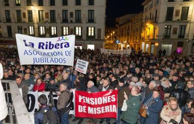 Tudela y Pamplona se han sumado a otras manifestaciones que ha habido en el resto del país para reclamar pensiones dignas.