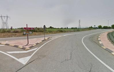 Dos ciclistas heridos tras colisionar entre ellos en Tudela