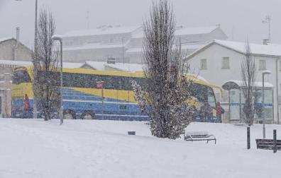 Riesgo de lluvia “engelante” y heladas para las próximas horas en Navarra