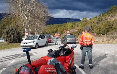 Se activa el dispositivo de la Policía Foral ante el inicio de la segunda Javierada