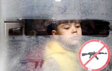Evacúan a más de un centenar de civiles de Guta Oriental en Siria