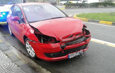 La lluvia de este miércoles provoca ocho accidentes de tráfico en Pamplona