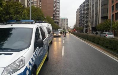 Un hombre da positivo conduciendo el coche de una persona muerta en Pamplona