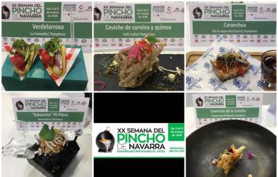 Ya se conocen los 8 finalistas de la Semana del Pincho de Navarra 2018