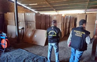 Detenciones en Navarra en una operación por contrabando de picadura de tabaco