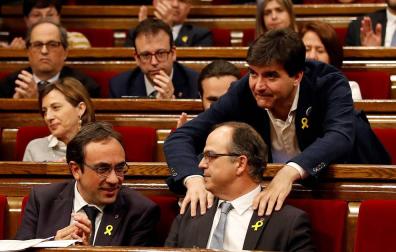 El Parlament rechaza la investidura de Turull por la abstención de la CUP
