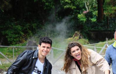 Amaia y Alfred graban en las islas Azores su vídeo de presentación para Eurovisión