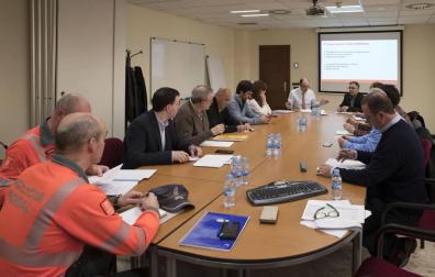 La Comisión de Seguimiento de las obras de los túneles de Belate y Almandoz se reune