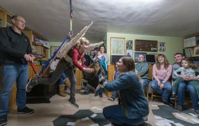 El Ángel de Tudela vuela en su último ensayo