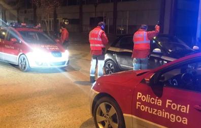 Detenido con un tractocamión en la ronda de Pamplona por quintuplicar la tasa de alcohol