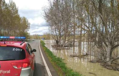 Una treintena de accidentes en Navarra en un fin de semana marcado por la lluvia