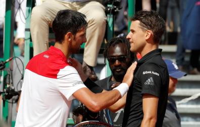 Thiem derrota a Djokovic en Montecarlo y espera a Nadal