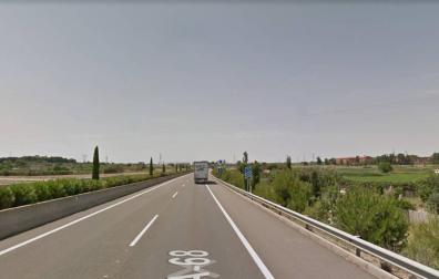 Un herido leve tras una colisión por alcance de dos camiones en Fontellas