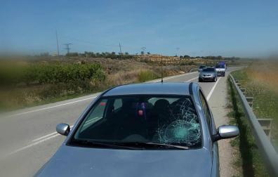 Trasladado al hospital de Tudela un ciclista atropellado cerca de Fitero