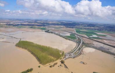 El Ebro causó 24 roturas de motas en los mismos puntos que en 2015