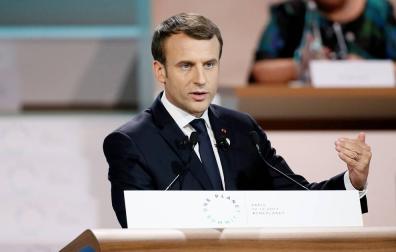 Macron afirma que el mundo "está perdiendo la batalla contra el cambio climático"