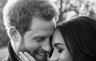 Foto oficial del príncipe Harry y Meghan Markle