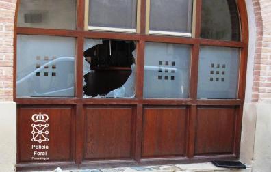 Detenido gracias a un testigo por entrar por la fuerza en un bar de Tafalla y robar 500 €