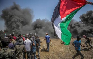 Nuevos enfrentamientos en los funerales por las víctimas de la matanza en Gaza