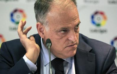 Tebas: "No pinta mal jugar algún partido de Liga fuera de España"