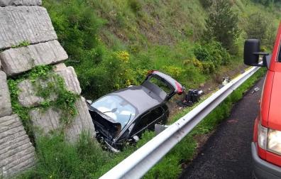 Un muerto y un herido grave en un accidente en la A15 en Urritza