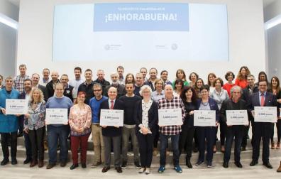 VW Navarra y su comité de empresa entregan 40.000 € a ocho entidades sociales