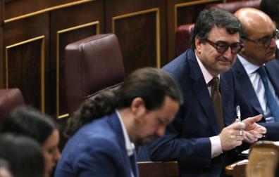 Aitor Esteban, en el Congreso de los Diputados.