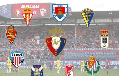 INTERACTIVO | Los rivales de Osasuna para el 'play-off'